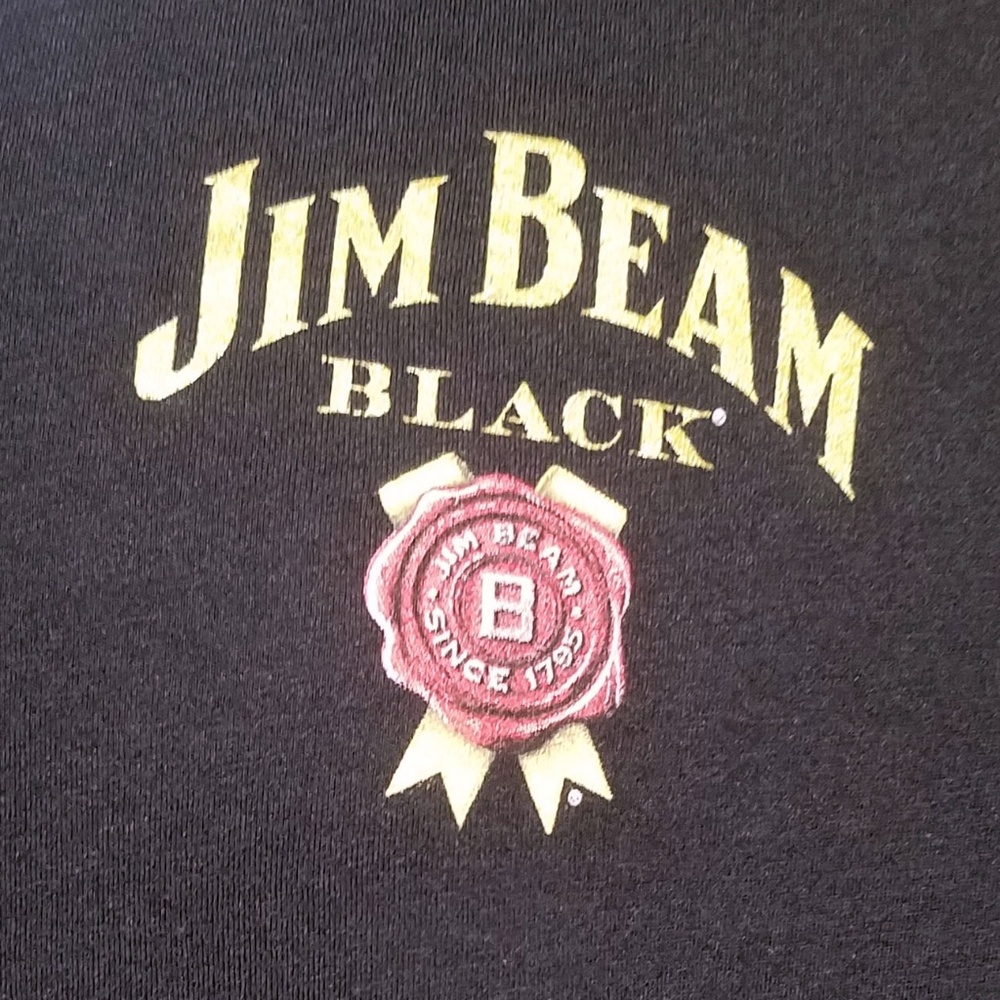 Jim Beam Black Women's V-Neck T-Shirt Large